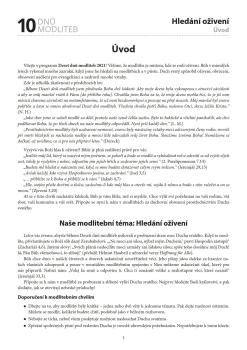 Deset dnů modliteb - Hledání oživení