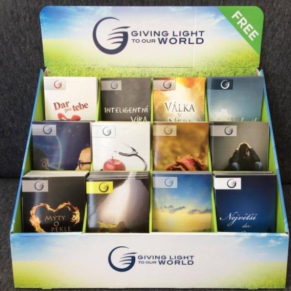 GLOW - velký stojan na letáčky